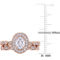 Sofia B. 10K Rose Gold 1 1/2 CTW Moissanite Oval Halo Infinity Engagement Ring - Image 5 of 5