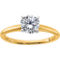 True Origin 14K Gold 1 1/2 ct. Certified Round Lab Grown Diamond Solitaire Ring - Image 1 of 4