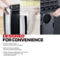 Honeywell 14,000 BTU Heat and Cool Portable Air Conditioner, Dehumidifier and Fan - Image 6 of 9