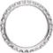 True Origin 14K White Gold 1 CTW Lab Grown Diamond Round Eternity Band - Image 3 of 5