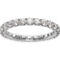 True Origin 14K White Gold 1.5 CTW Lan Grown Diamond Round Eternity Band, Certified - Image 1 of 5