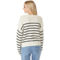 Derek Heart Juniors Stripe Shaker Scoopneck Pullover - Image 2 of 3