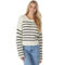 Derek Heart Juniors Stripe Shaker Scoopneck Pullover - Image 3 of 3