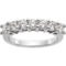 True Origin 14K White Gold 3/4 CTW Lab Grown Diamond Certified Round 7 Stone Band - Image 1 of 5