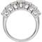 True Origin 14K White Gold 3/4 CTW Lab Grown Diamond Certified Round 7 Stone Band - Image 2 of 5