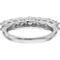 True Origin 14K White Gold 3/4 CTW Lab Grown Diamond Certified Round 7 Stone Band - Image 3 of 5