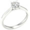 Pure Brilliance 14K White Gold 1 CTW Round Solitaire Ring with IGI Certification - Image 2 of 2