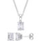 Sofia B. Created White Sapphire Solitaire Necklace and Earrings 2 pc. Set - Image 1 of 4