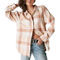 Lucky Brand Oversized Distressed Plaid Tunic - Image 1 of 2