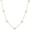 Sofia B. 14K Yellow Gold 5-6mm Cultured Freshwater Pearl Tin Cup Chain Necklace - Image 1 of 5