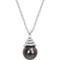 Sofia B. Sterling Silver Cultured Tahitian Pearl Solitaire Drop Necklace - Image 1 of 4