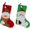Design Imports Santa and Snowman Stocking 2 pc. Set - Image 1 of 5