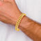 24K Pure Gold 24K Yellow Gold 12mm Solid Curb 8.5 in. Chain Bracelet - Image 5 of 5