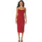 Almost Famous Juniors Cowl Neck Midi Dress with Slit - Image 1 of 4