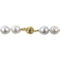 Sofia B. 14K Gold South Sea Pearl Strand Necklace & Stud Earrings 2 pc. Set - Image 2 of 4