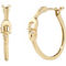 COACH Gold Signature Hoop Earrings - Image 1 of 2
