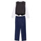 Andrew Fezza Toddler Boys Navy Woven 4 pc. Set - Image 2 of 2