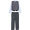 Andrew Fezza Little Boys Slate Woven 4 pc. Set - Image 2 of 2