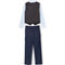 Andrew Fezza Boys Navy Woven Vest 4 pc. Set - Image 2 of 2