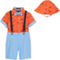 Happy Fella Baby Boys 5pc Orange Bucket Hat 5 pc. Set - Image 1 of 2