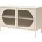 Mr. Kate Luna Wide 2 Door Accent Cabinet with Fluted Glass - Image 1 of 6