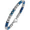 Stainless Steel with Blue Ion Plated Bracelet - Image 2 of 2