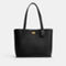 Coach Polished Pebble Leather Willow 38 Tote, Black - Image 1 of 3