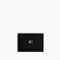 Coach Polished Pebble Leather Essential Card Case Black - Image 1 of 3