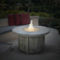 Sunbeam Boa Pewter Gray Brushed Aluminum Fire Table - Image 5 of 6