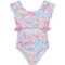 Universal Little Girls Trolls 1 pc. Swimsuit - Image 1 of 2