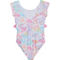 Universal Little Girls Trolls 1 pc. Swimsuit - Image 2 of 2