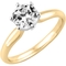 14K Gold 1/4 Ct. Diamond Solitaire Engagement Ring - Image 1 of 2