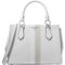 Michael Kors Optic White Aluminum Marilyn Medium Satchel - Image 1 of 4