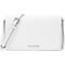 Michael Kors Jet Set Optic White Medium Flap Crossbody - Image 1 of 3