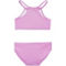 Carter's Girls Ribbed Tankini Top and Bottoms 2 pc. Swimsuit Set - Image 2 of 3