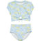 Old Navy Girls Keyhole Rouched 2 pc. Swimsuit - Image 1 of 2