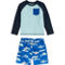 Old Navy Toddler Boys Rashguard Top and Swim Trunks 2 pc. Set - Image 1 of 2