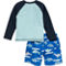 Old Navy Toddler Boys Rashguard Top and Swim Trunks 2 pc. Set - Image 2 of 2