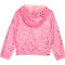 Pink Platinum Little Girls Foil Heart Windbreaker - Image 2 of 2