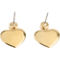 Coach Pink Signature Heart Drop Earrings - Image 2 of 3