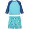 Surf Zone Baby Boys Shark Rashguard and Shorts 2 pc. Swim Set - Image 2 of 2