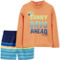 Carter's Toddler Boys Sunny Days Ahead Rashguard 2 pc. Swim Set - Image 1 of 2