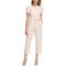 Calvin Klein Crew Neck Tie Front Jumpsuit - Image 1 of 4