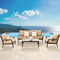 Abbyson Mia Outdoor Seating 4 pc. Set - Image 1 of 5