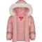 London Fog Little Girls Quilted Zip-Front Puffer with Bonus Hat - Image 2 of 2