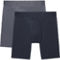 Tommy John Cotton Basics 8 in. Boxer Brief Dress Blues/Turbulence 2 pk. - Image 1 of 3