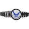 Ciao Bella Jewelry Air Force Wings Braided Leather Bracelet - Image 1 of 2