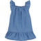 Carter's Toddler Girls Flutter-Sleeve Embroidered Chambray Dress - Image 2 of 2