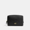 Coach Polished Pebble Leather Essential Cosmetic Pouch, Black - Image 1 of 4