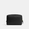 Coach Polished Pebble Leather Essential Cosmetic Pouch, Black - Image 2 of 4